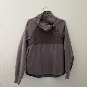 Entro Gray Quilted Pullover